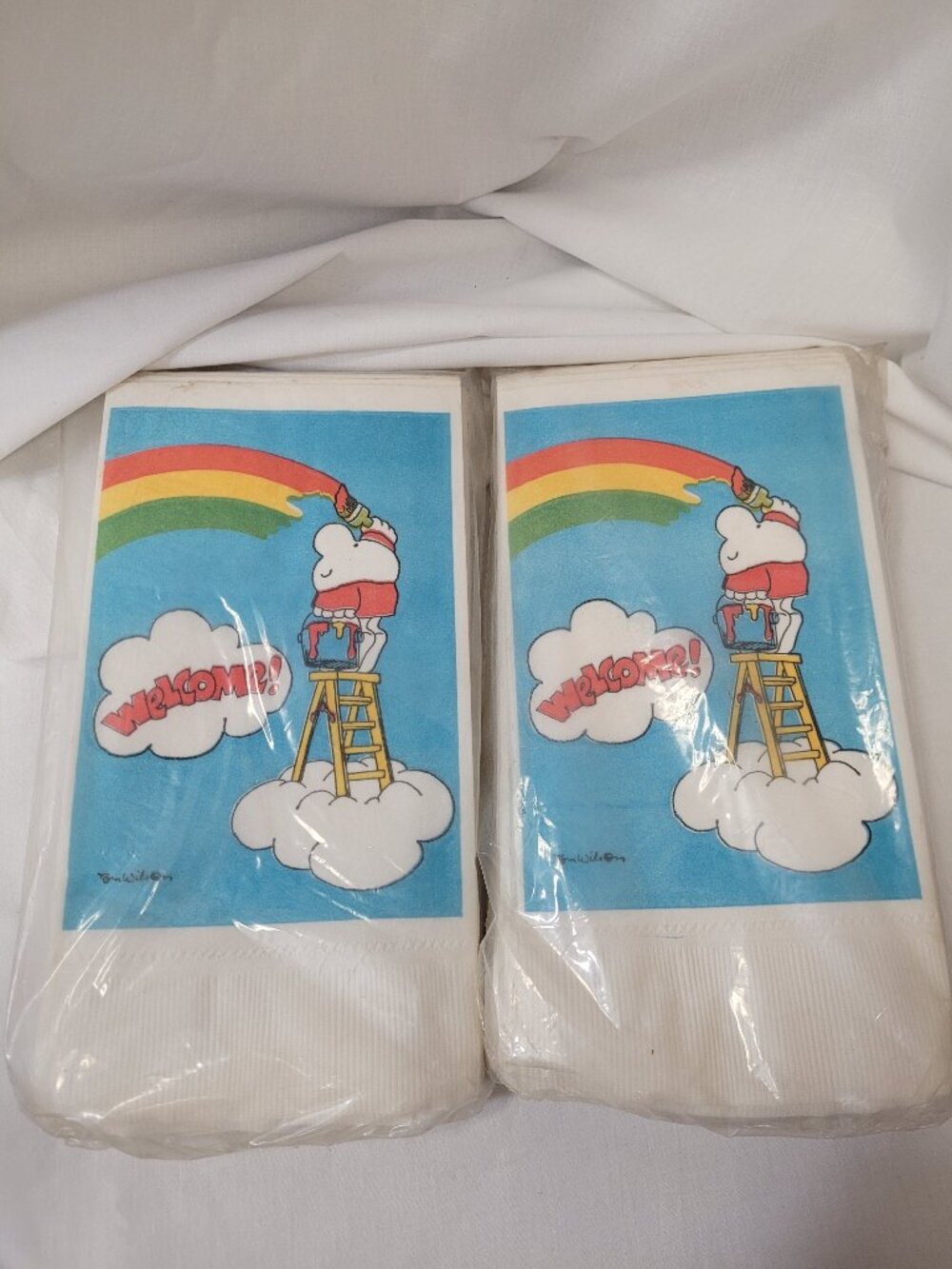Ziggy Vintage Set of 2 Packs Paper Hand Towels New in Package American Greetings